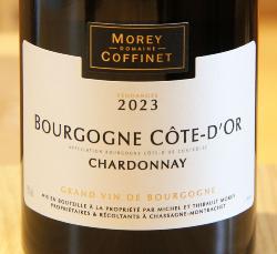 BOURGOGNE CHARDONNAY DE CÔTE D'OR - Morey-Coffinet - 2023 White Organic 0.75L