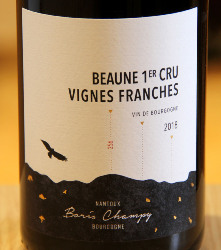 BEAUNE 1er Cru VIGNES FRANCHES - BORIS CHAMPY - 2018 Red Organic 0.75L