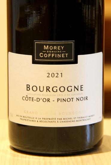 BOURGOGNE PINOT NOIR DE CÔTE D'OR - Morey-Coffinet - 2021 Red Organic 0.75L