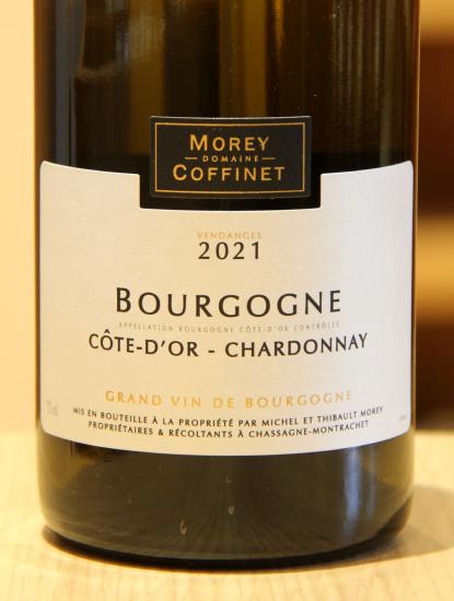 BOURGOGNE CHARDONNAY DE CÔTE D'OR - Morey-Coffinet - 2021 White Organic 0.75L