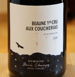 BEAUNE 1er Cru AUX COUCHERIAS - BORIS CHAMPY - 2020 Red Organic 0.75L