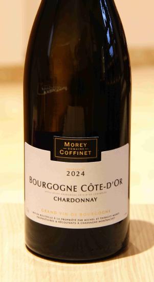 BOURGOGNE CHARDONNAY DE CÔTE D'OR - Morey-Coffinet - 2024 White Organic 0.75L