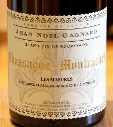 CHASSAGNE-MONTRACHET  "LES MASURES" - Domaine Jean-Noël Gagnard - 2023 White Organic 0.75L