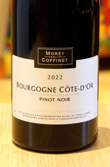 BOURGOGNE PINOT NOIR DE CÔTE D'OR - Morey-Coffinet - 2022 Red Organic 0.75L