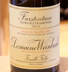 GEWURZTRAMINER GRAND CRU FURSTENTUM - Domaine de Weinbach - 2020 White Organic - 0.75L