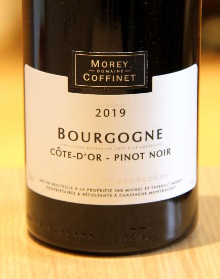 BOURGOGNE PINOT NOIR DE CÔTE D'OR - Morey-Coffinet - 2019 Red Organic 0.75L