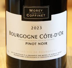BOURGOGNE PINOT NOIR DE CÔTE D'OR - Morey-Coffinet - 2023 Red Organic 0.75L
