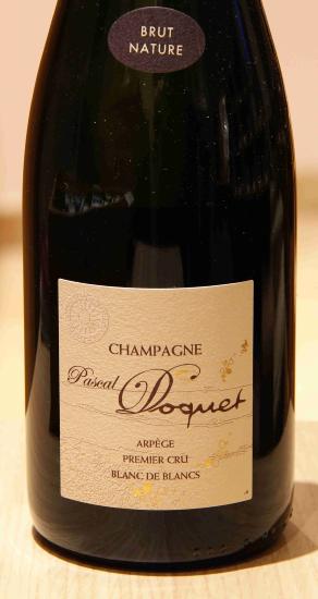 CHAMPAGNE ARPEGE Premier Cru blanc PASCAL DOQUET Organic 0.75L