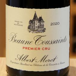 BEAUNE 1er Cru LES TOUSSAINTS - Albert Morot - 2020 Red Organic 0.75L