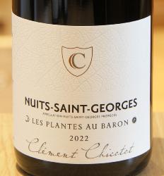 NUITS-SAINT-GEORGES "LA PLANTE AU BARON" - Domaine Georges Chicotot - 2022 Red Organic 0.75L