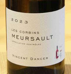 MEURSAULT LES CORBINS - Vincent Dancer - 2023 White Organic 0.75L