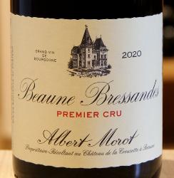 BEAUNE 1er Cru LES BRESSANDES - Albert Morot - 2020 Red Organic 0.75L