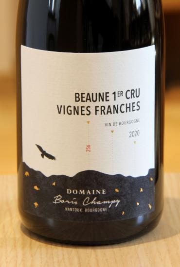 BEAUNE 1er Cru VIGNES FRANCHES - BORIS CHAMPY - 2020 Red Organic 0.75L