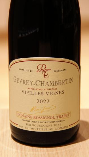 GEVREY CHAMBERTIN Vieilles Vignes - Domaine Rossignol-Trapet - 2022 Red Organic 0.75L