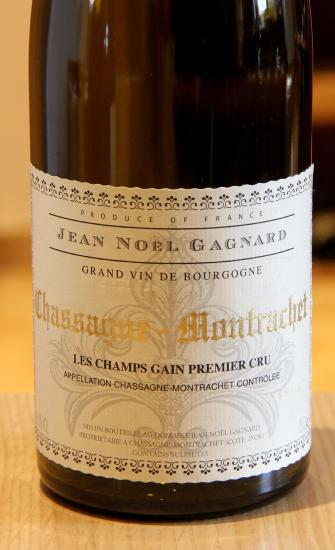 CHASSAGNE-MONTRACHET 1er Cru "LES CHAMPS GAIN" - Domaine Jean-Noël Gagnard - 2021 White Organic 0.75L