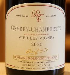 GEVREY CHAMBERTIN Vieilles Vignes - Domaine Rossignol-Trapet - 2020 Red Organic 0.75L