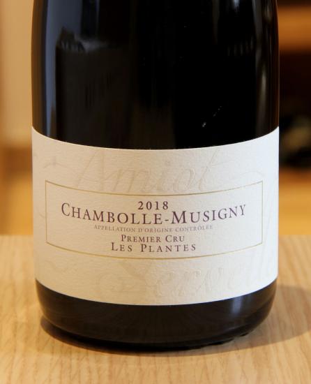 CHAMBOLLE-MUSIGNY 1er Cru "LES PLANTES" - Domaine Amiot-Servelle - 2018 Organic Red Wine 0.75L