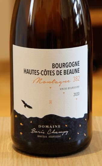 BOURGOGNE HAUTES COTES DE BEAUNE Montagne 382 - BORIS CHAMPY - 2020 White Organic 0.75L