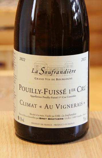 POUILLY-FUISSÉ 1er Cru LES VIGNERAIS - Bret Brothers - 2022 White Organic 0.75L