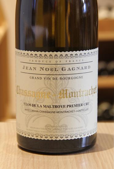 CHASSAGNE-MONTRACHET 1er Cru "CLOS DE LA MALTROYE" - Domaine Jean-Noël Gagnard - 2020 White Organic 0.75
