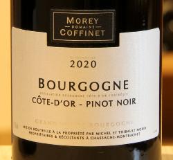 BOURGOGNE PINOT NOIR DE CÔTE D'OR - Morey-Coffinet - 2020 Red Organic 0.75L
