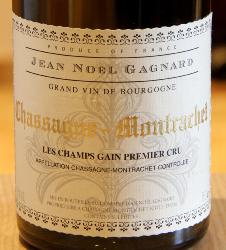 CHASSAGNE-MONTRACHET 1er Cru "LES CHAMPS GAIN" - Domaine Jean-Noël Gagnard - 2021 White Organic 0.75L