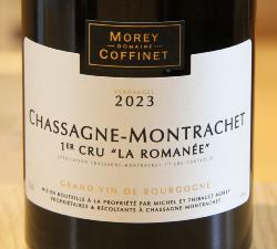 CHASSAGNE-MONTRACHET 1er Cru "LA ROMANÉE" - Morey-Coffinet - 2023 White Organic 0.75L