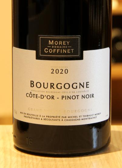 BOURGOGNE PINOT NOIR DE CÔTE D'OR - Morey-Coffinet - 2020 Red Organic 0.75L