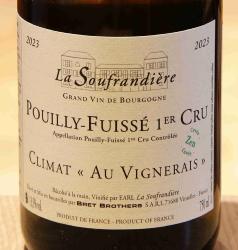 POUILLY-FUISSÉ 1er Cru AU VIGNERAIS - Bret Brothers - 2023 White Organic 0.75L