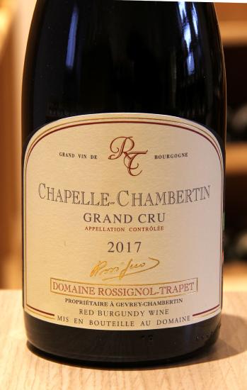 CHAPELLE-CHAMBERTIN GRAND CRU - Domaine Rossignol-Trapet 2017 Red Organic 0.75L