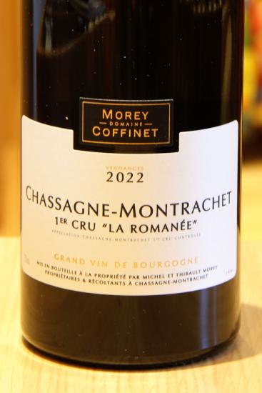 CHASSAGNE-MONTRACHET 1er Cru "LA ROMANÉE" - Morey-Coffinet - 2022 White Organic 0.75L