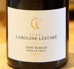 SAINT-ROMAIN "SOUS LA VELLE" - Maison Caroline Lestimé - 2022 White Organic 0.75L