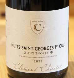 NUITS-SAINT-GEORGES 1er Cru AUX THOREY - Domaine Georges Chicotot - 2022 Red Organic 0.75L