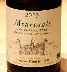 MEURSAULT  "LES CHEVALIÈRES" - Rémi Jobard - 2023 White Organic 0,75L